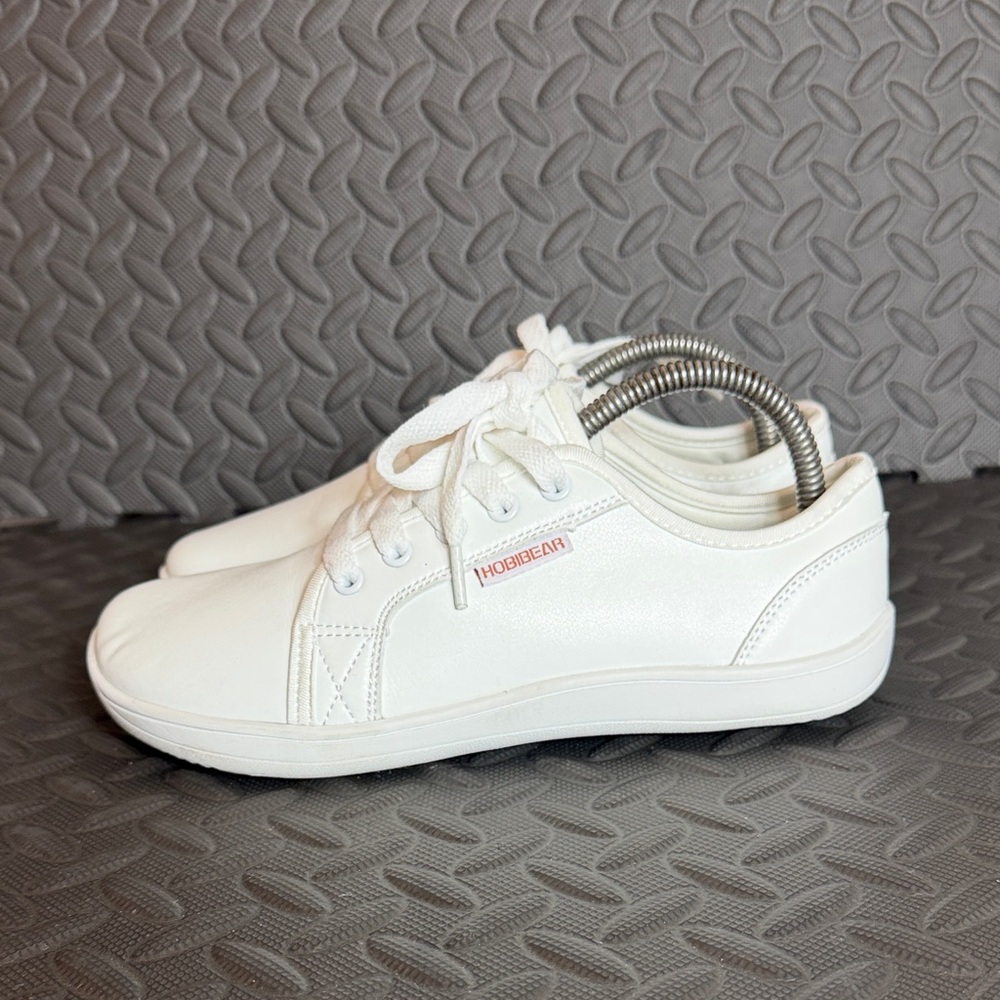 Hobbibear Minimalist Barefoot Sneakers Wide Toe Zero Drop Size 6 / EUR 37 White